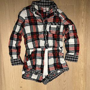 Victoria Secret Plaid Romper